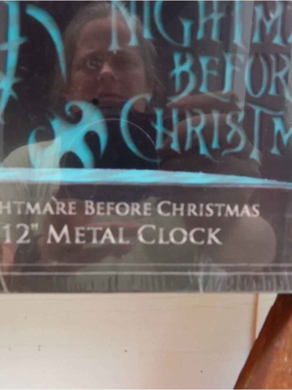Tim Burton’s Nightmare Before Christmas Teal & Purple Wall Clock***